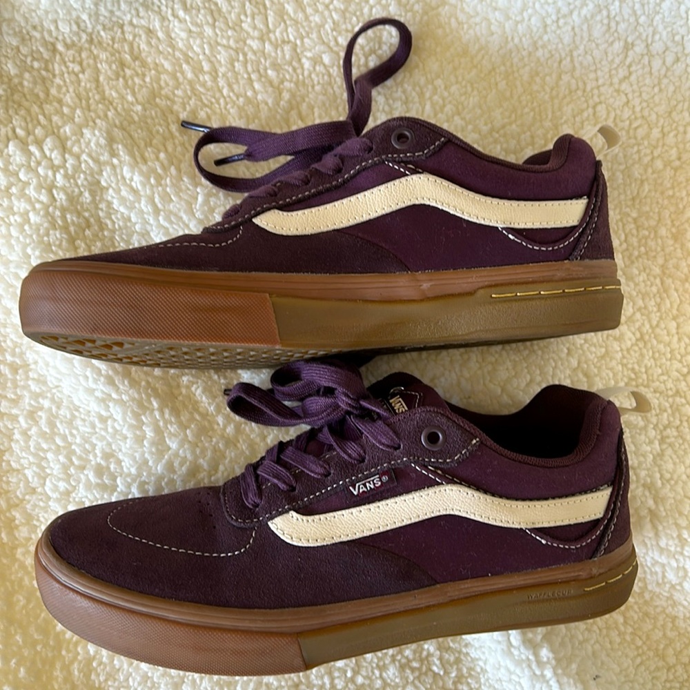 Vans Mens size 7 Unisex Kyle Walker Suede Gum Sneakers - Picture 5 of 5